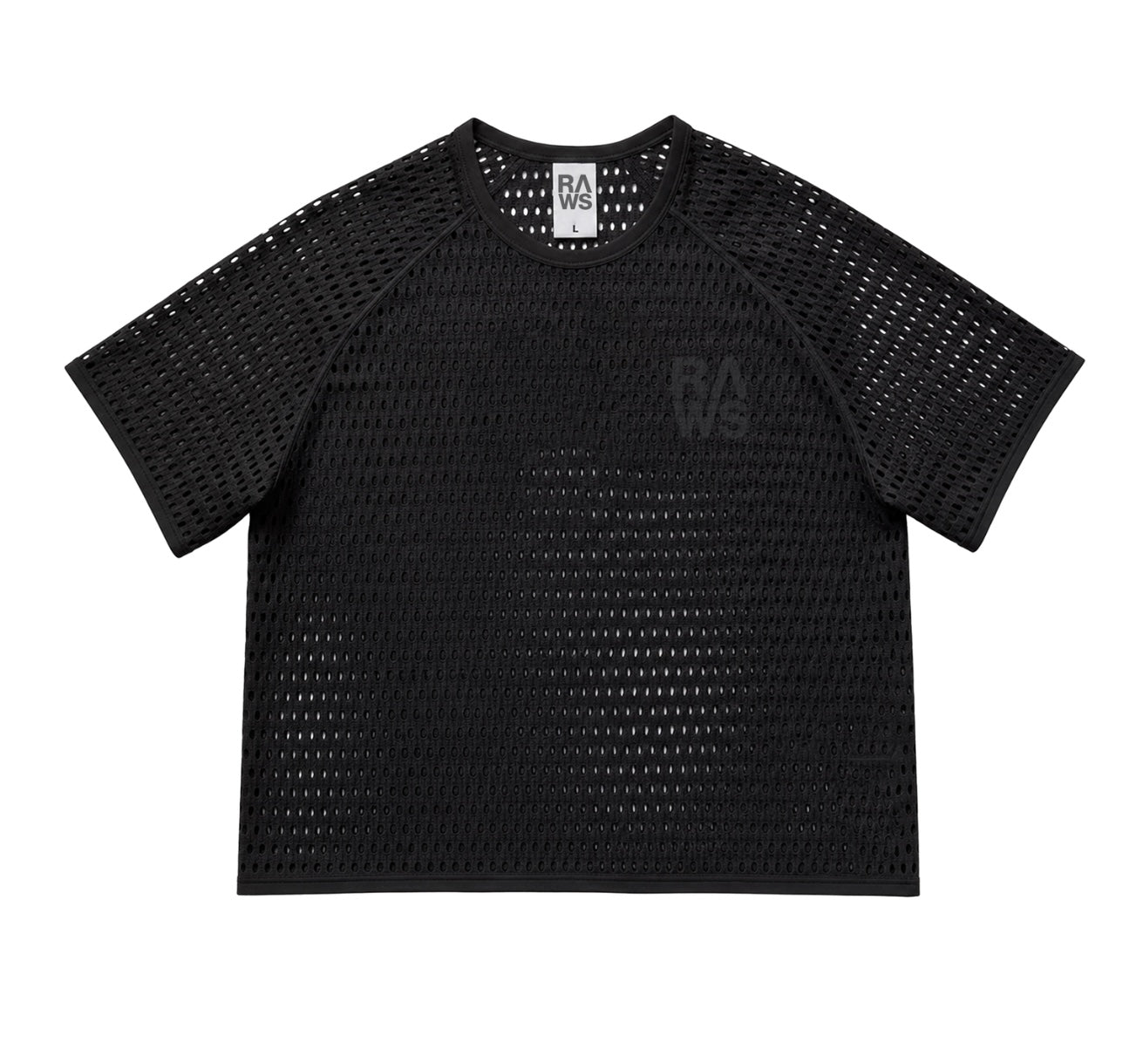 RAWS Men's Mesh Training T-Shirt - Black | High Performance Training