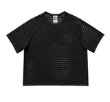 RAWS Men's Mesh Training T-Shirt - Black | High Performance Training