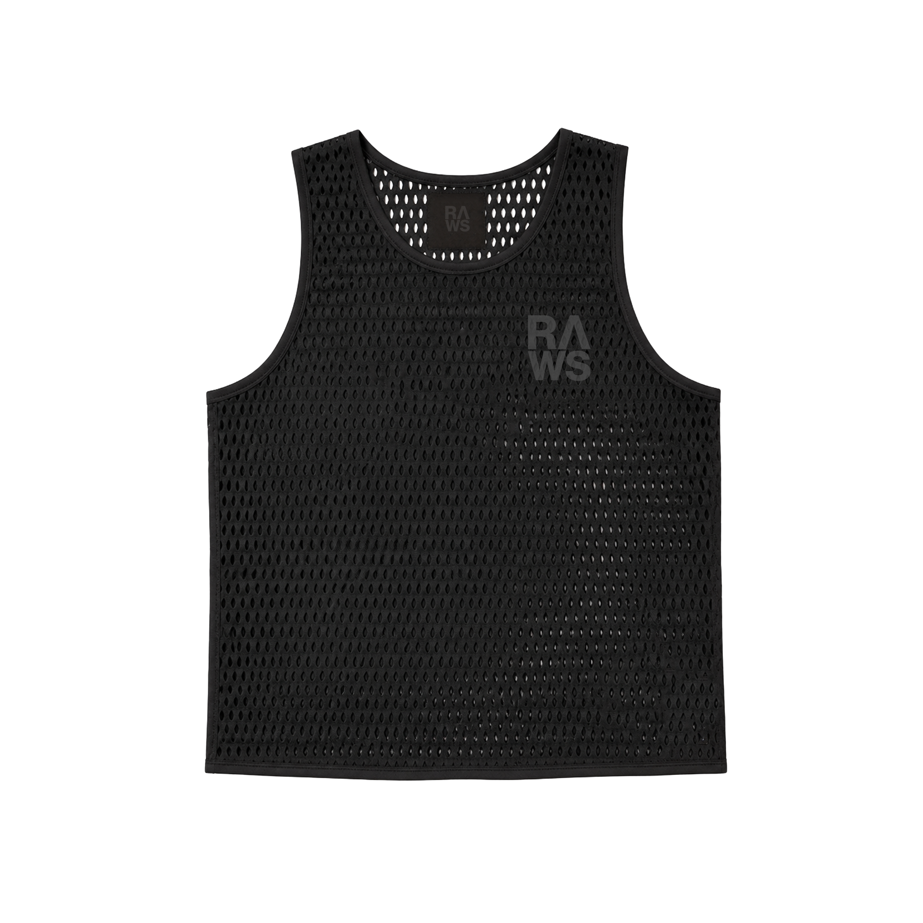 RAWS Men's Mesh Training Tank - Black | High Performance Training