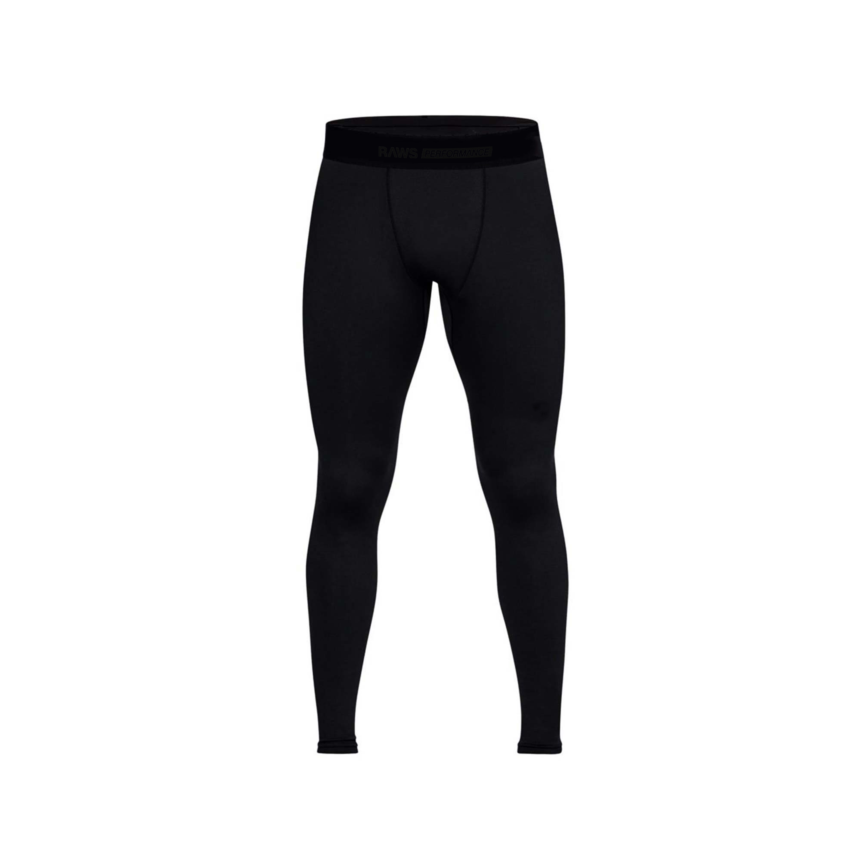 RAWS Kompressions-Leggings für Herren – Schwarz | Hochleistungs-Kompression