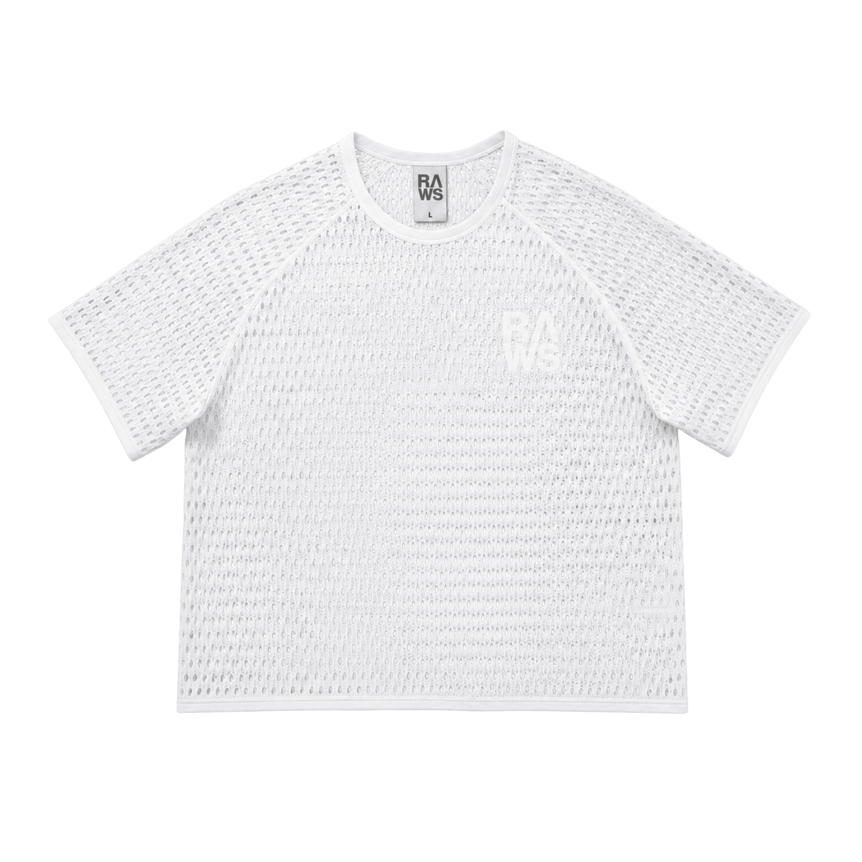RAWS Men's Mesh Training T-Shirt - White | High Performance Training