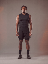 RAWS Men's Compression Vest - Black | High Performance Compression