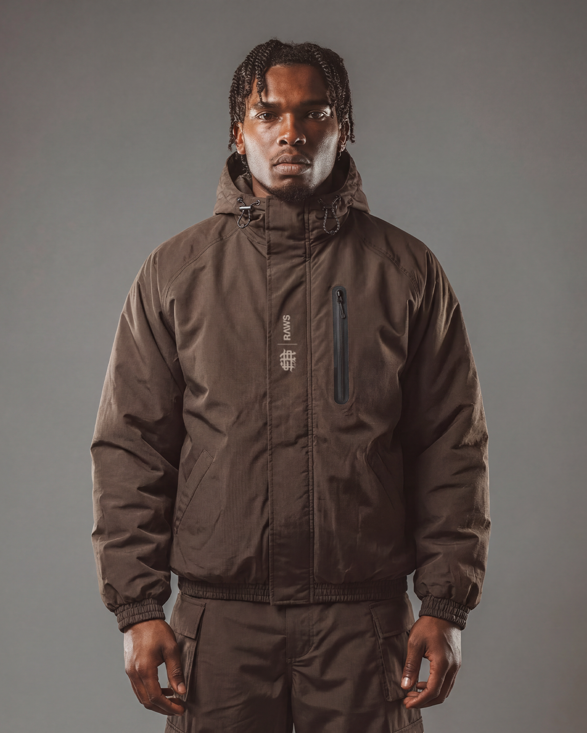 RAWS Ski Jacket : Brown