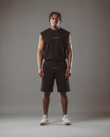 RAWS ESSENTIALS+ SLEEVELESS T-SHIRT : BLACK