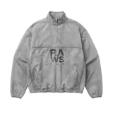RAWS RUNNING SHELL WINDBREAKER JACKET  : GREY / SILVER