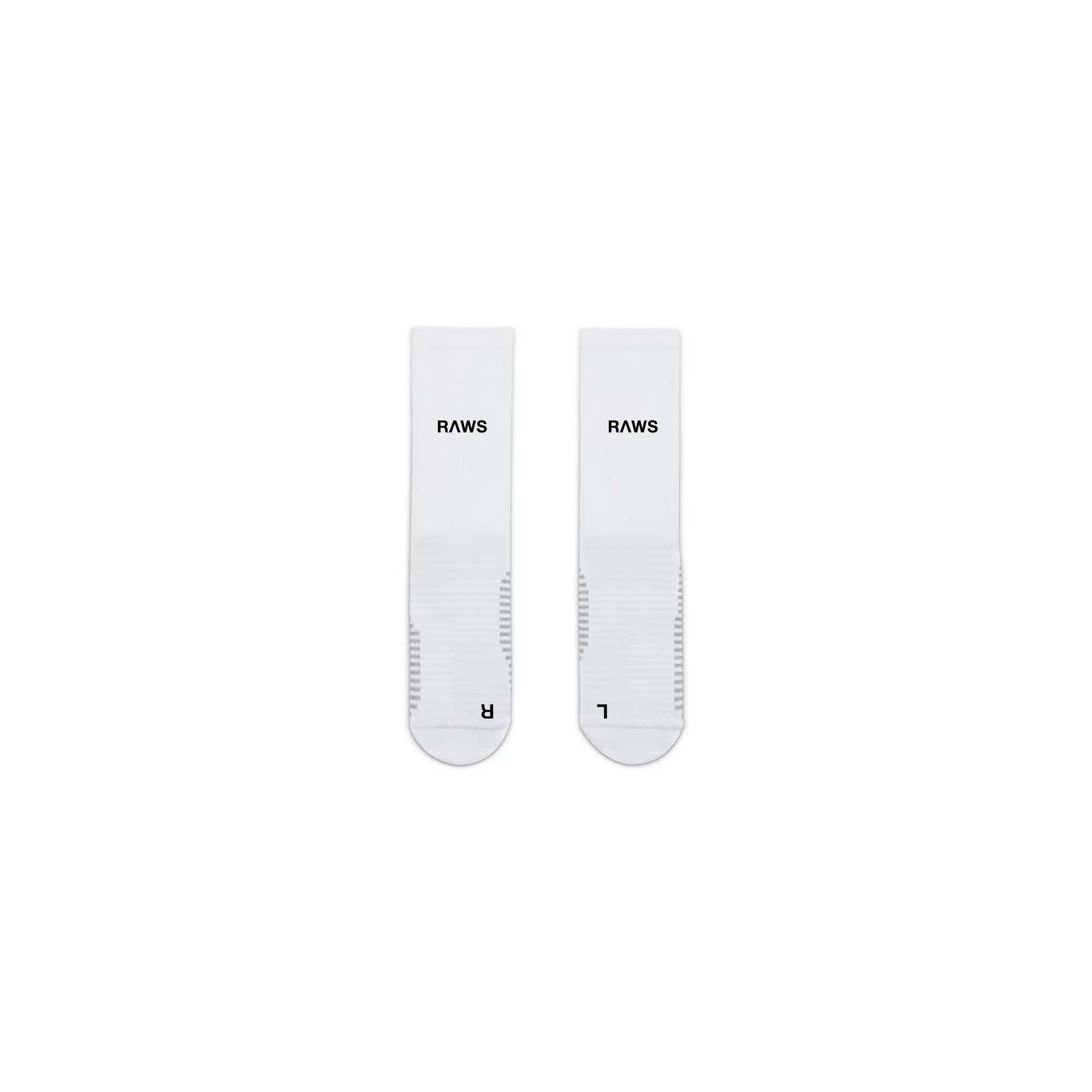 RAWS RUNNING SOCKS : WHITE