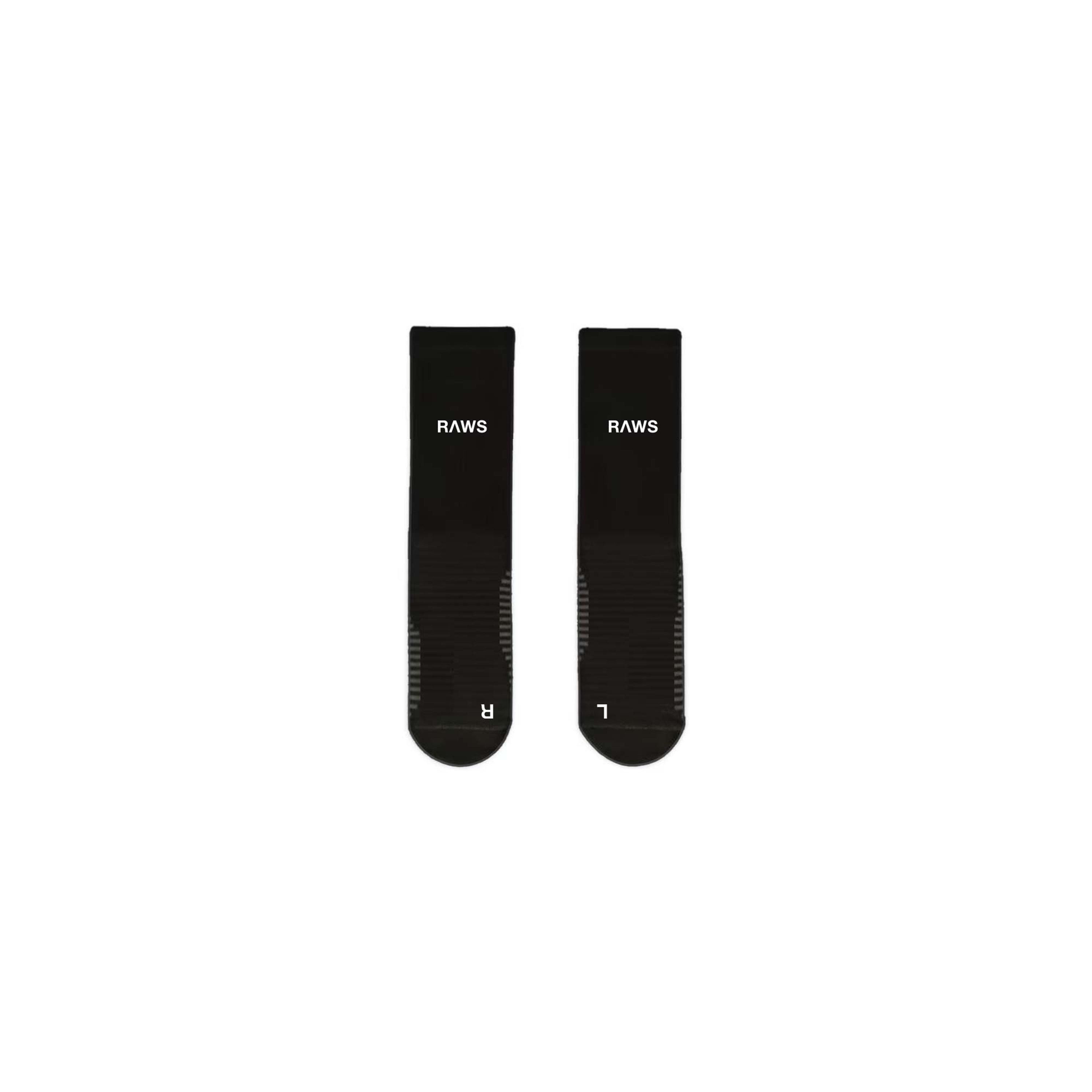 RAWS RUNNING SOCKS : BLACK