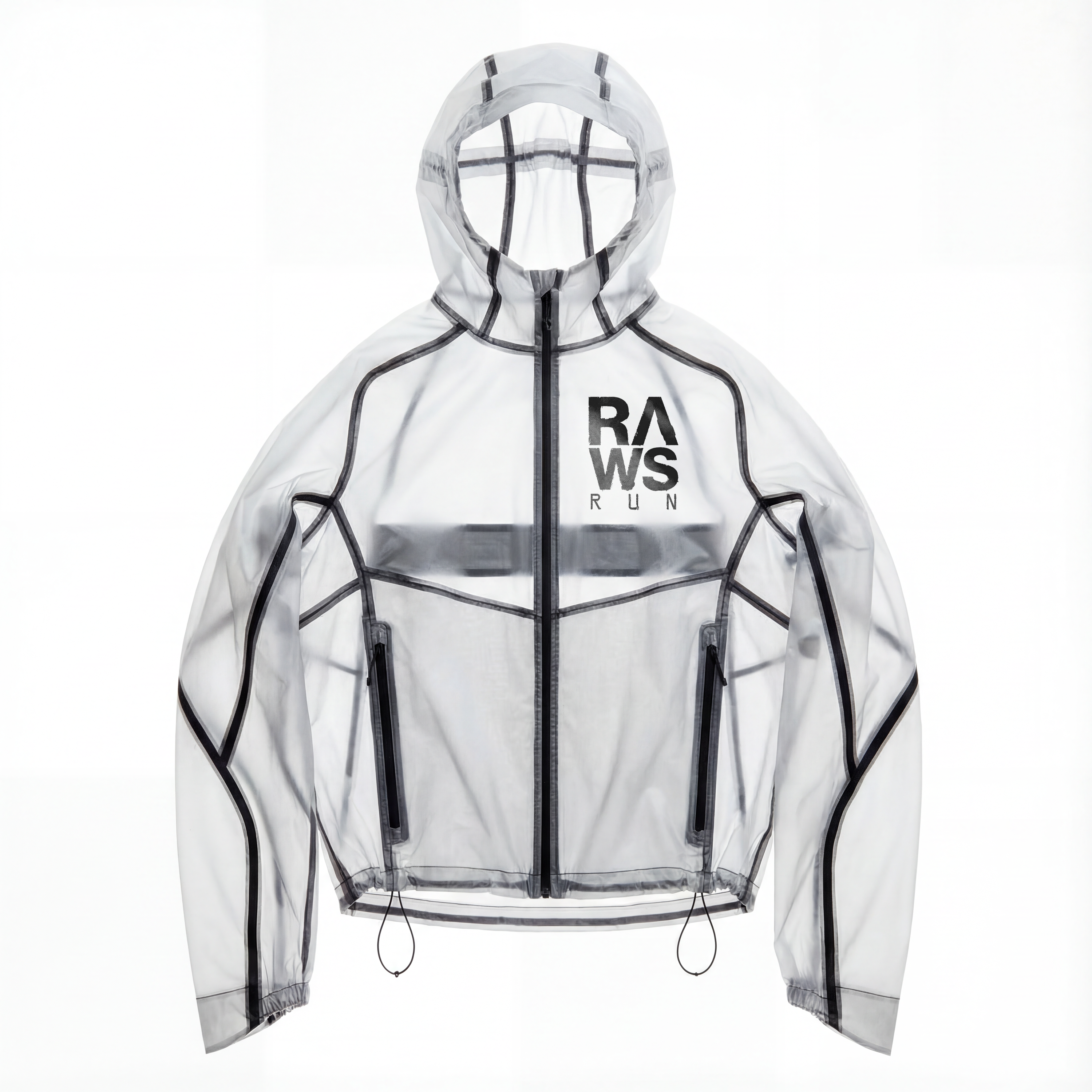 RAWS RUNNING WINDBREAKER JACKET  : TRANSLUCENT