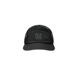 RAWS RUNNING RIPSTOP CAP : BLACK / SILVER
