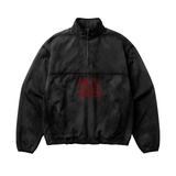 RAWS RUNNING SHELL WINDBREAKER JACKET  : BLACK / RED