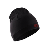 RAWS RUNNING SKULL CAP BEANIE : BLACK / RED