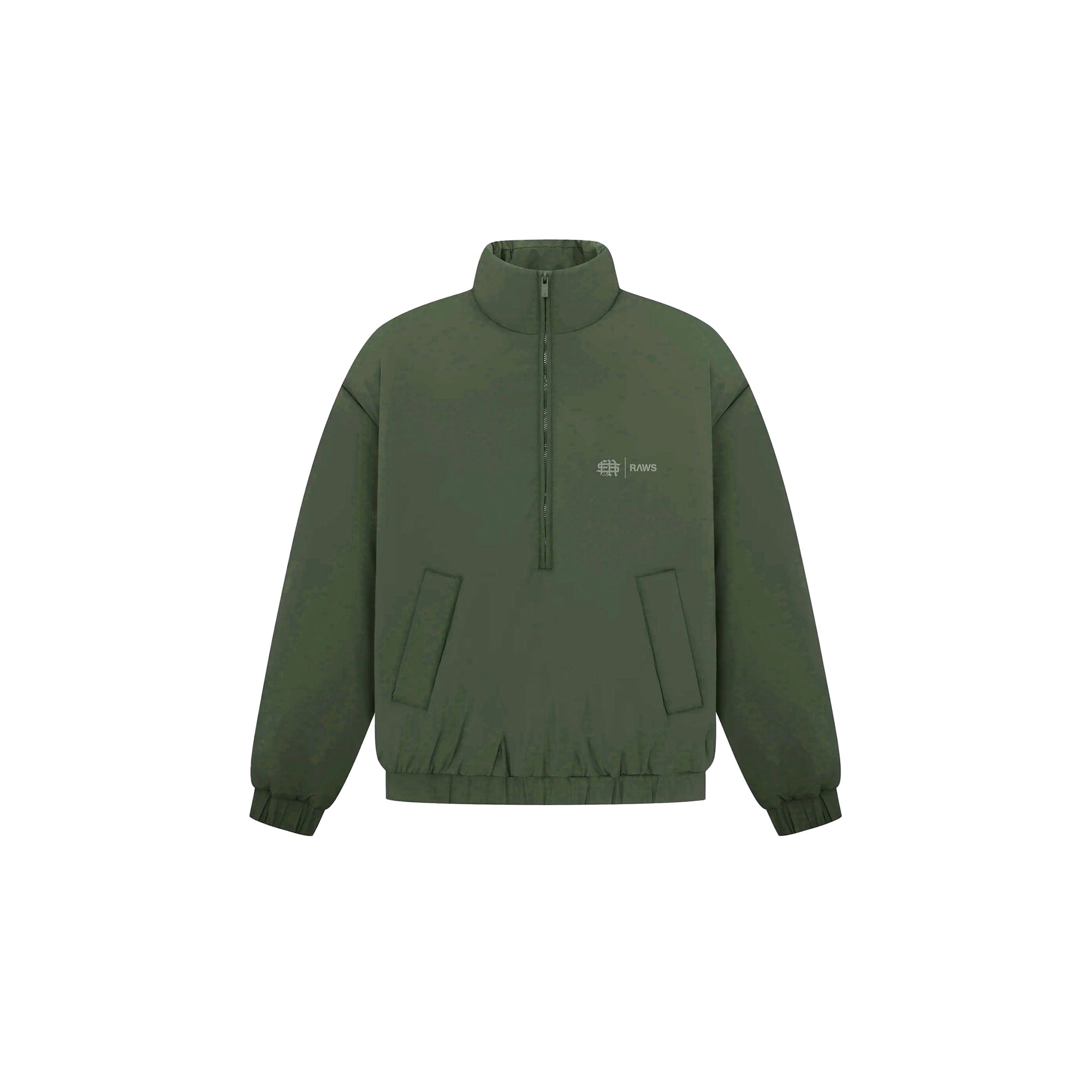 RAWS Puffer Jacket : Khaki Green