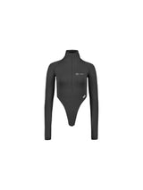 RAWS Womens Zip Bodysuit : Black