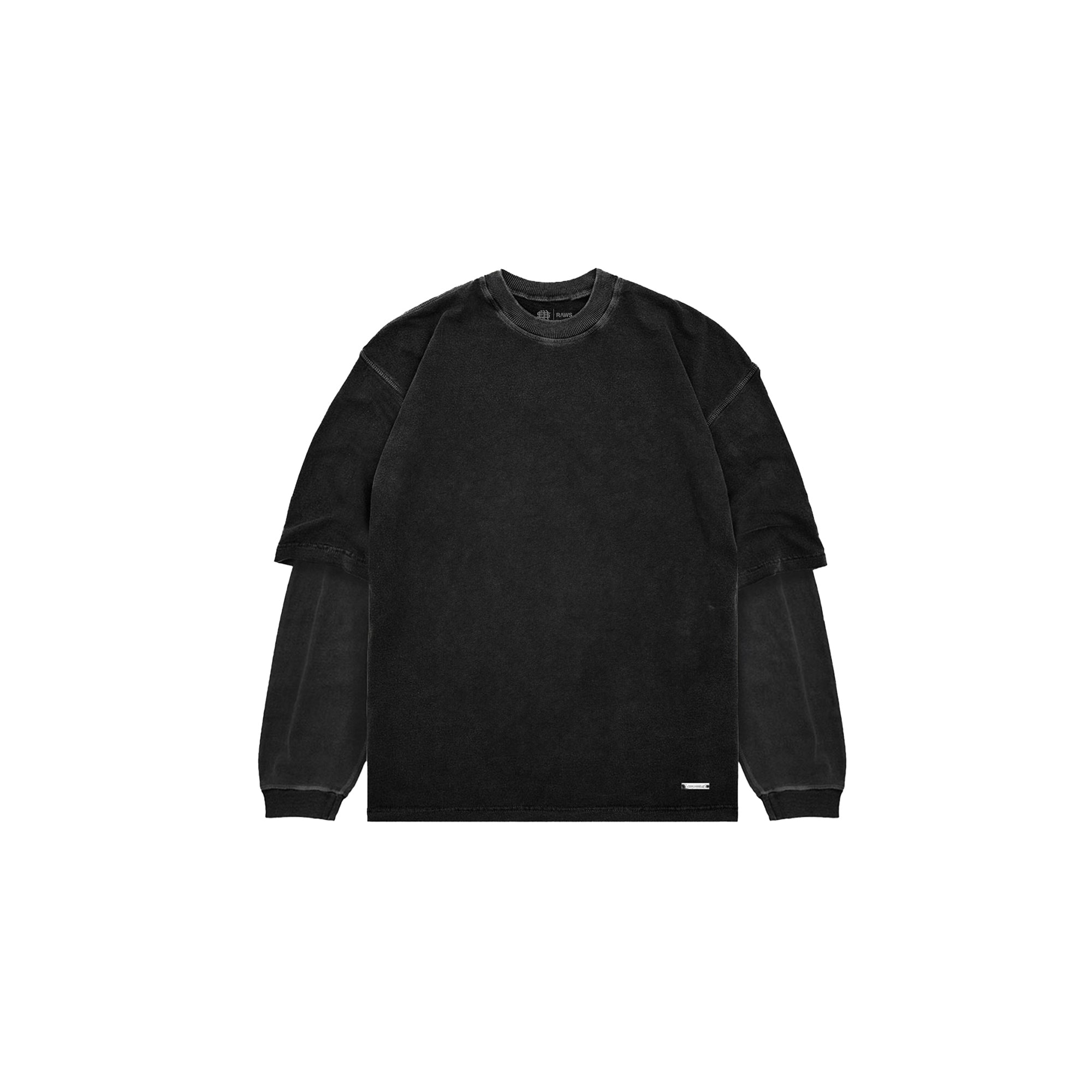 RAWS Heavyweight Double Layer Tee : Black