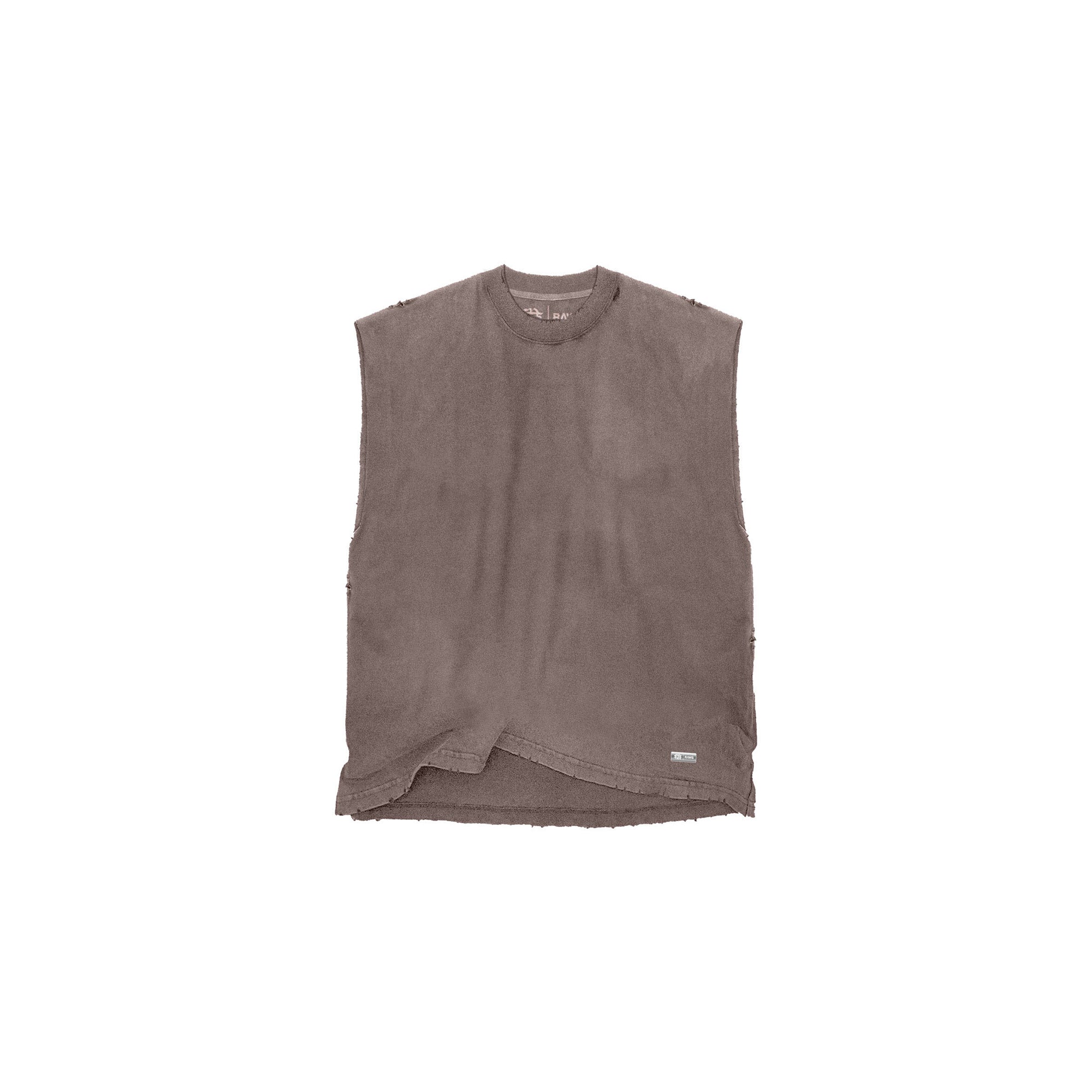 RAWS Heavyweight Sleeveless Tee : Brown