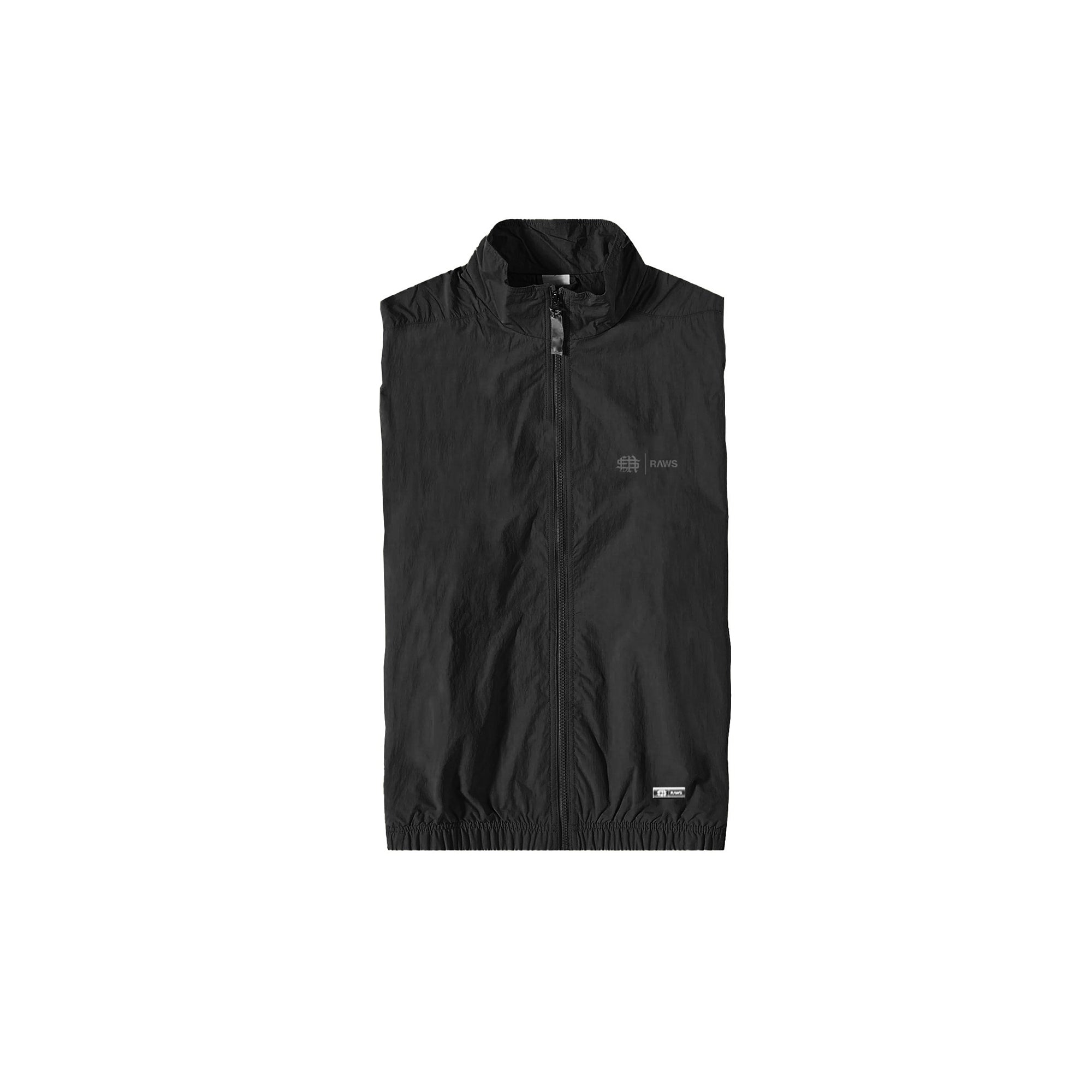 RAWS Warm Up Track Vest : Black