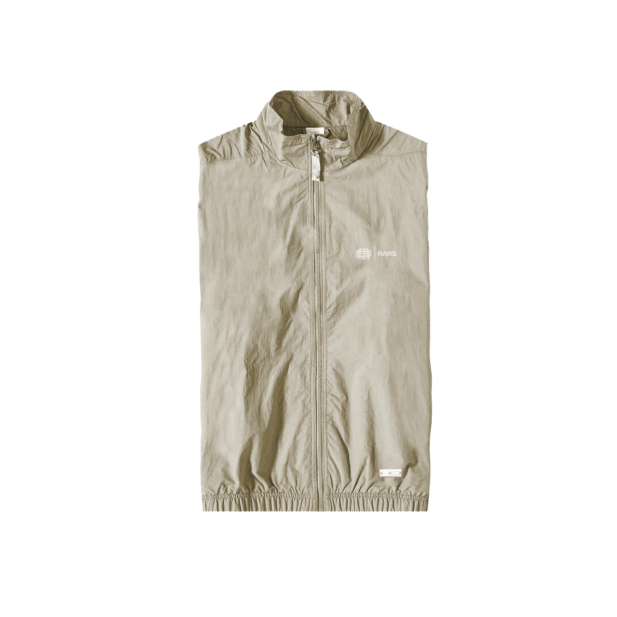 RAWS Warm Up Track Vest : Sand