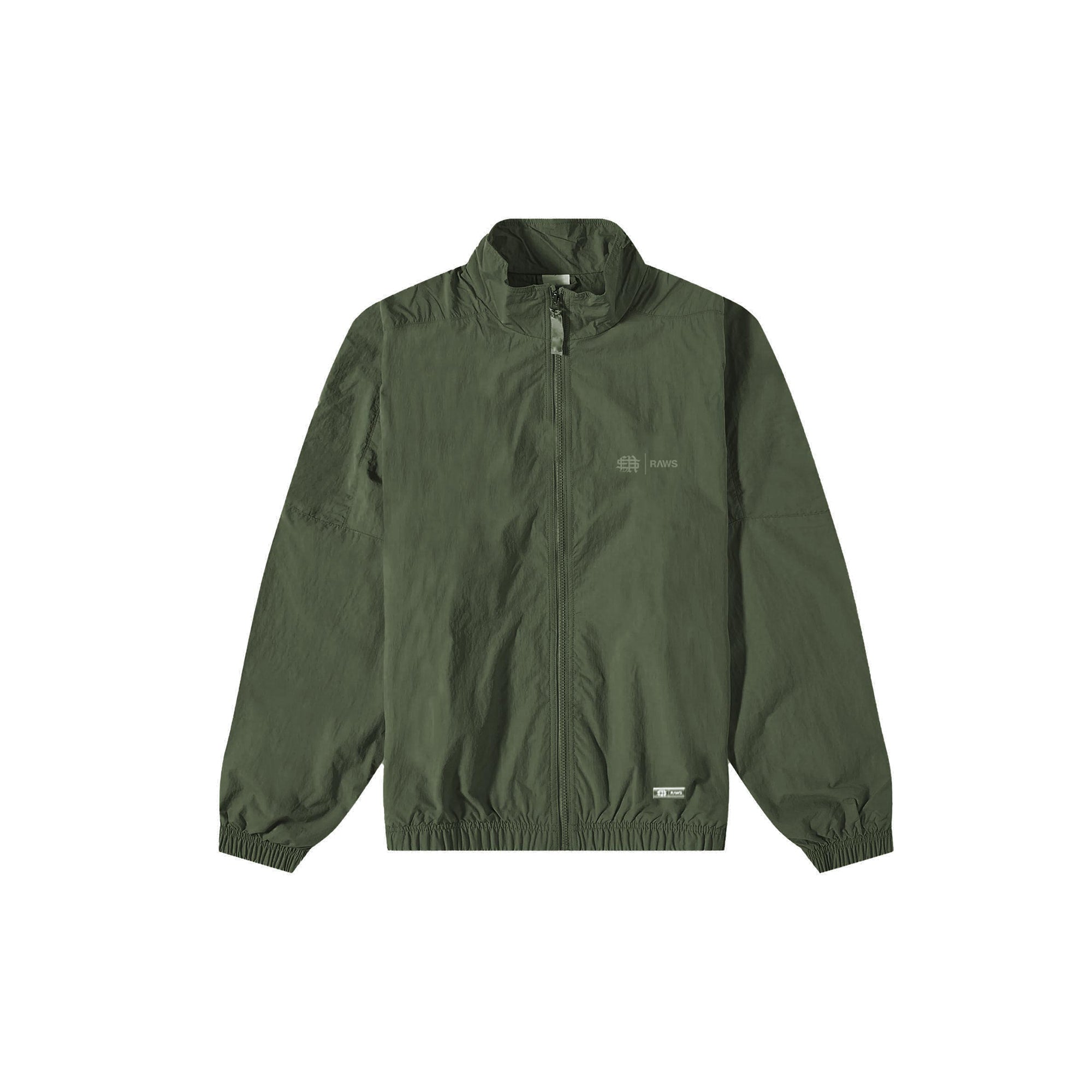 RAWS Warm Up Track Jacket : Khaki Green