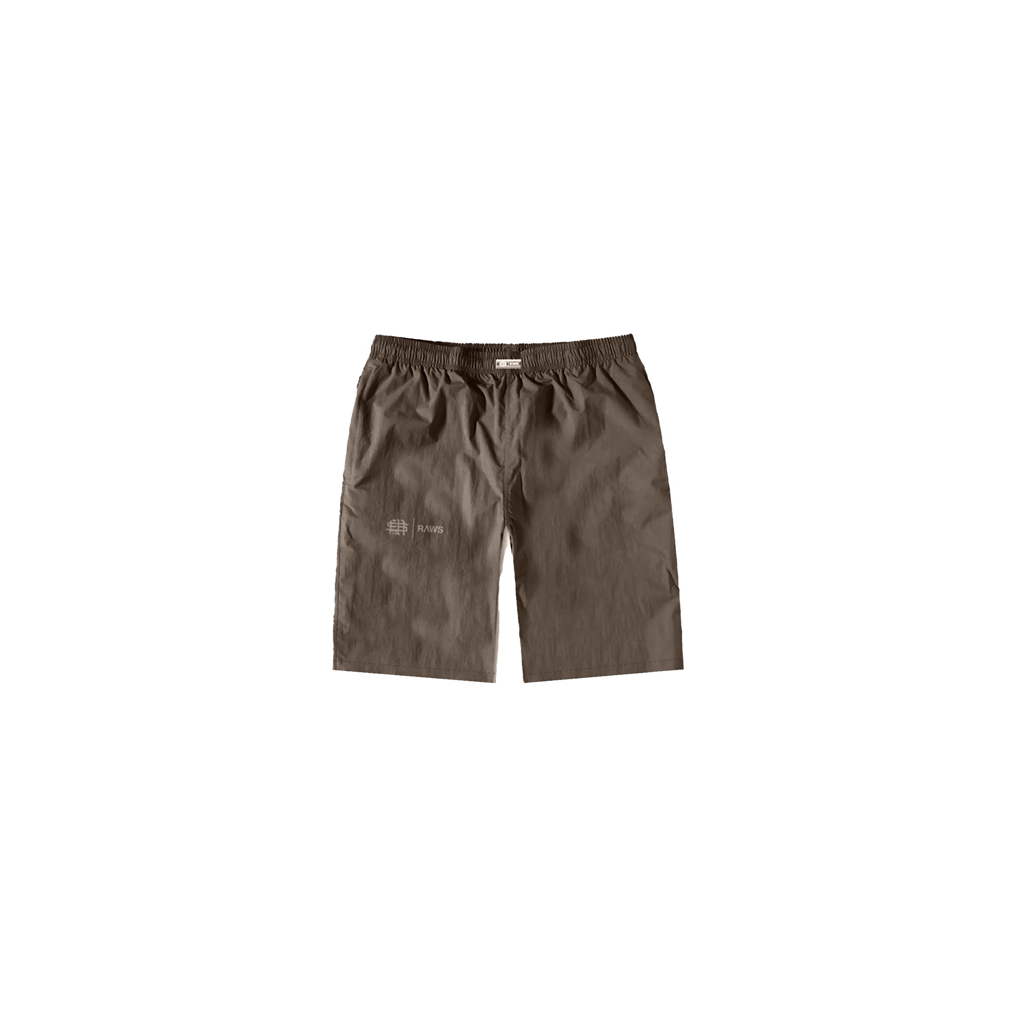 RAWS Warm Up Track Short : Brown