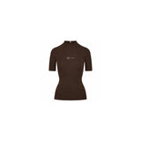 RAWS Womens Short Sleeve T-Shirt : Brown