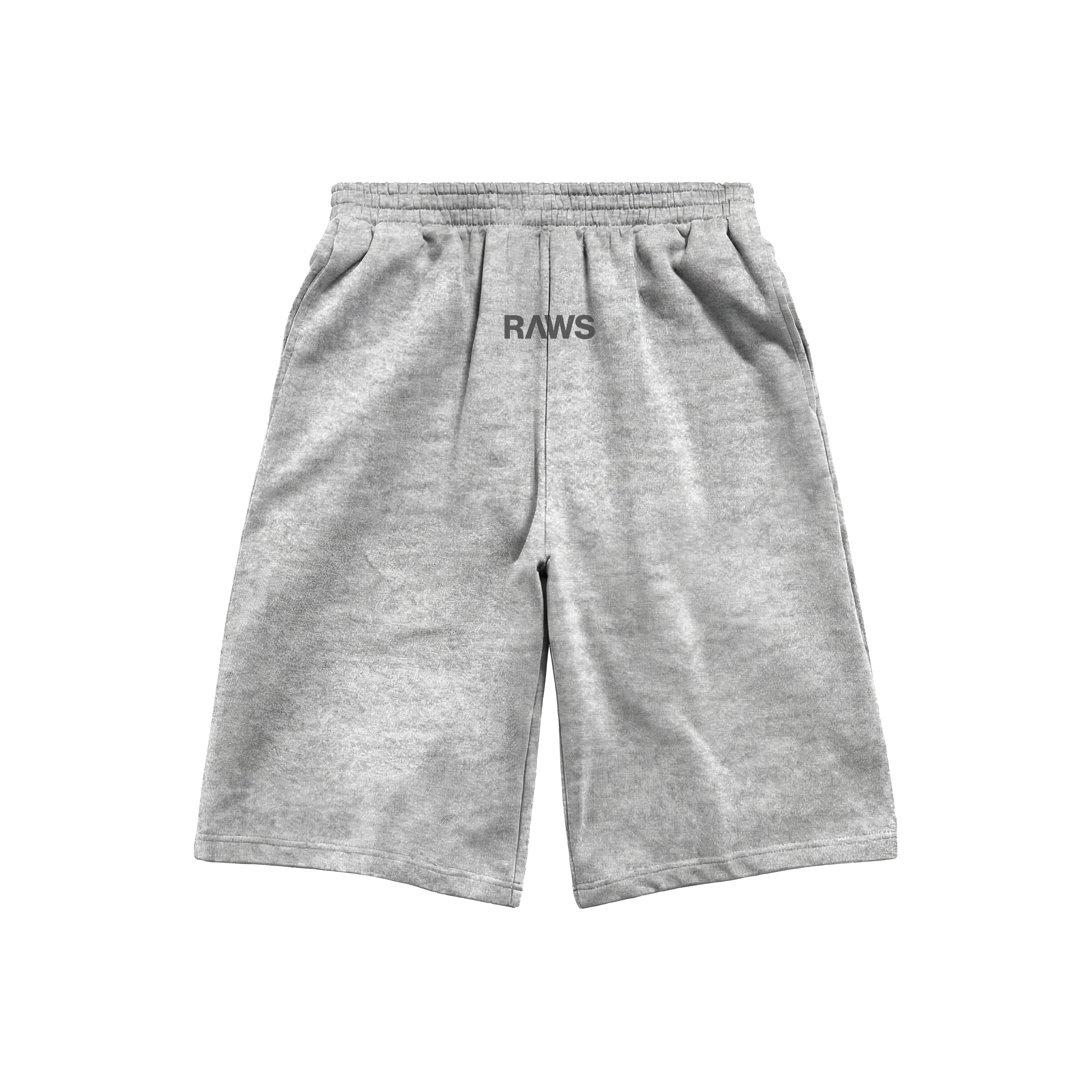 RAWS ESSENTIALS+ SHORTS : GREY