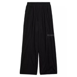 RAWS ESSENTIALS+ NYLON TRACK PANTS : BLACK