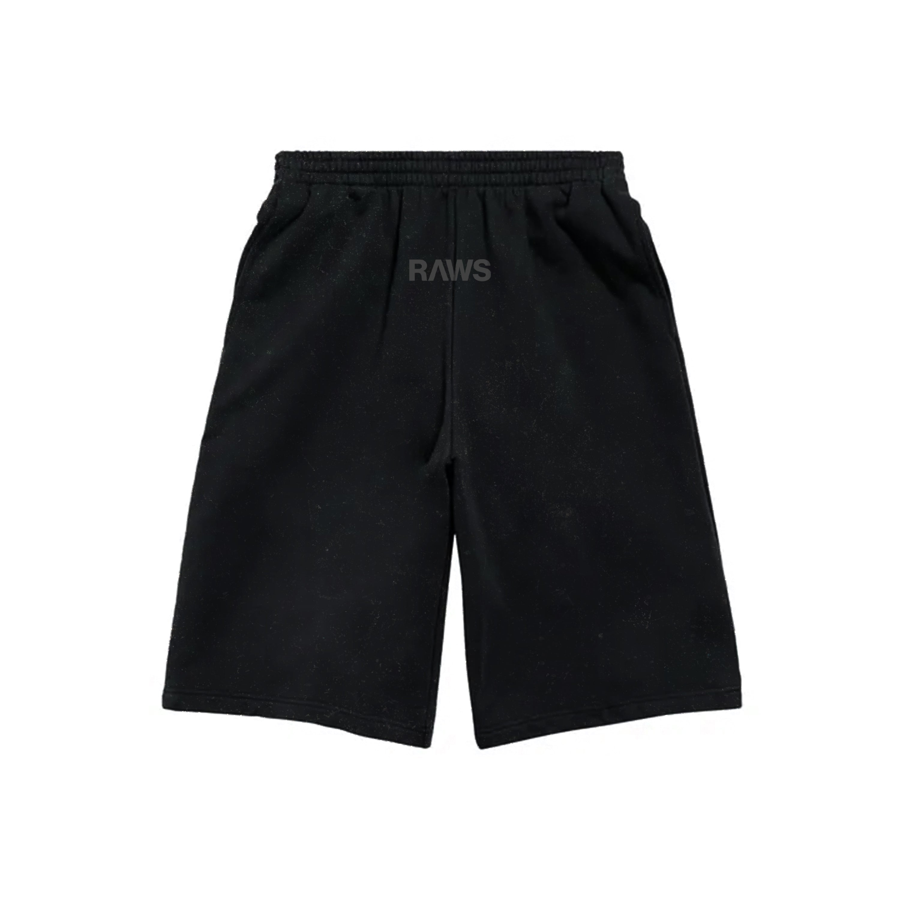 RAWS ESSENTIALS+ SHORTS : BLACK