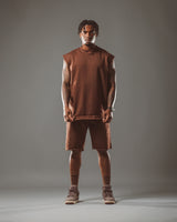 RAWS Heavyweight Sleeveless Tee : Brown