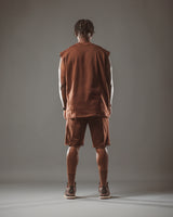 RAWS Heavyweight Sleeveless Tee : Brown