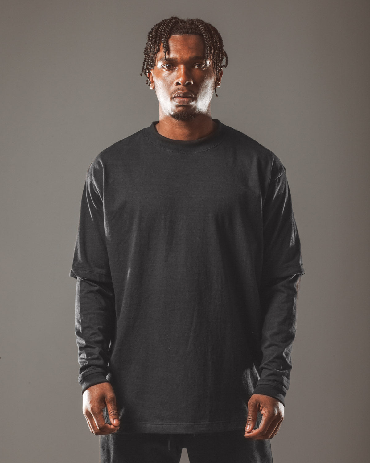 RAWS Heavyweight Double Layer Tee : Black