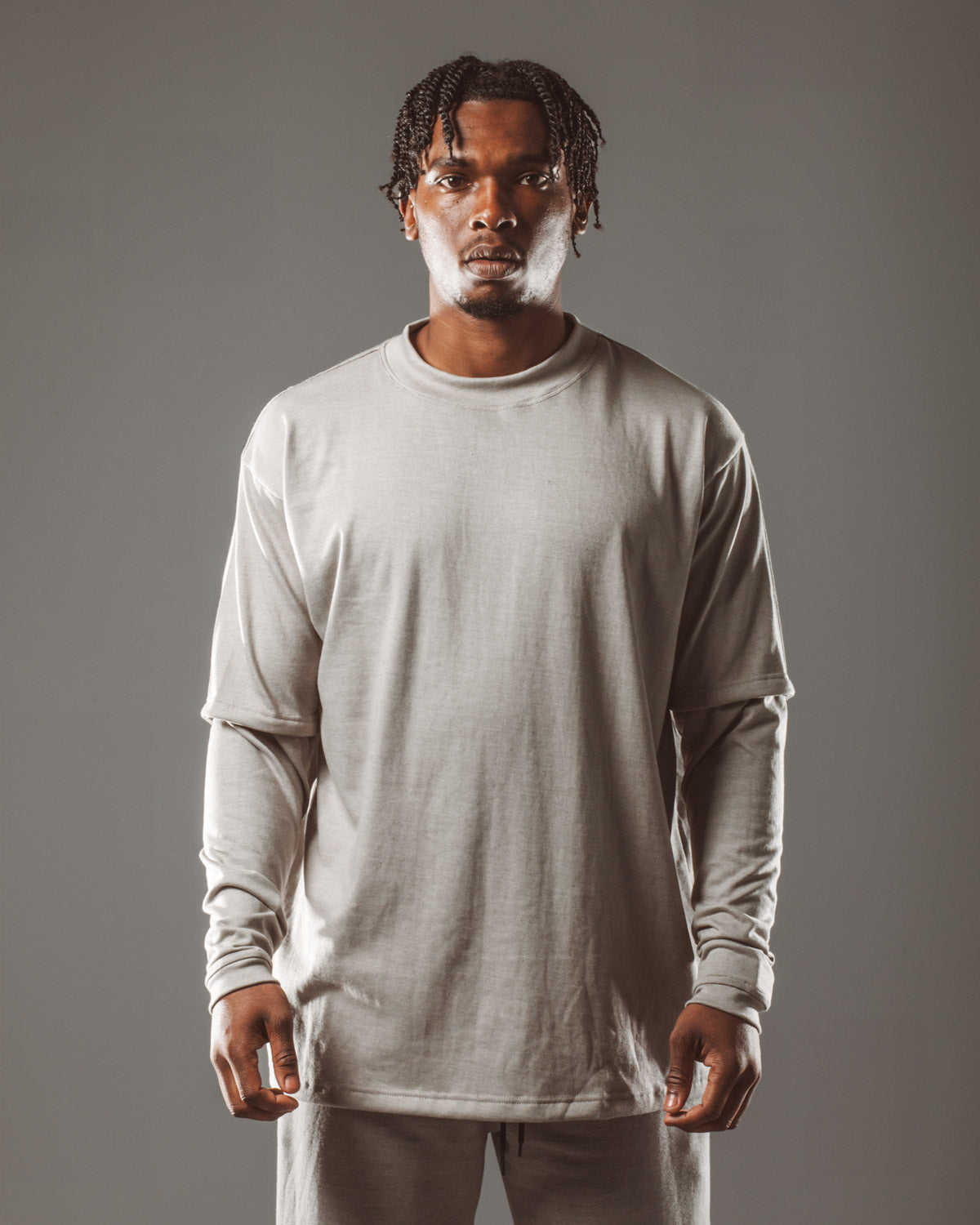 RAWS Heavyweight Double Layer Tee : Grey