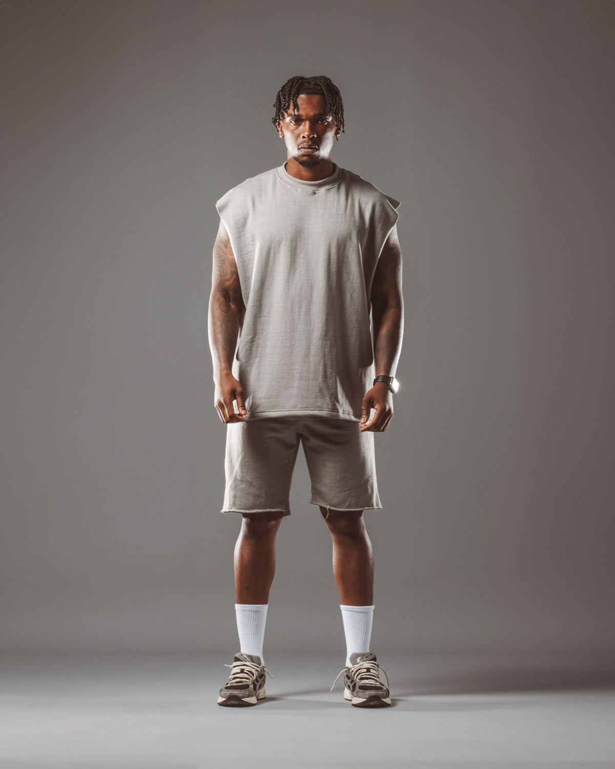 RAWS Heavyweight Sleeveless Tee : Grey