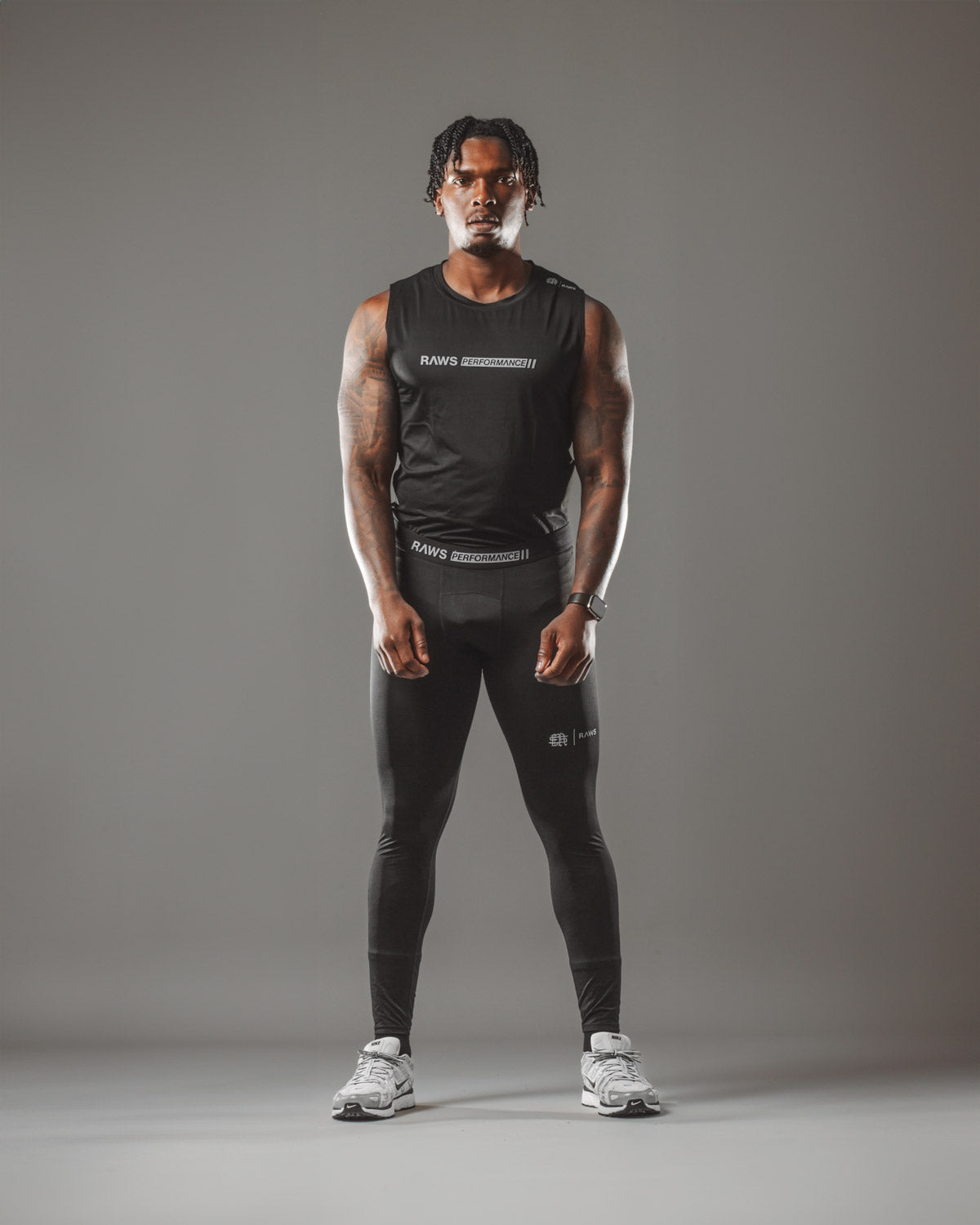 Sleeveless Base Layer : Black RAWS : [PERFORMANCE]