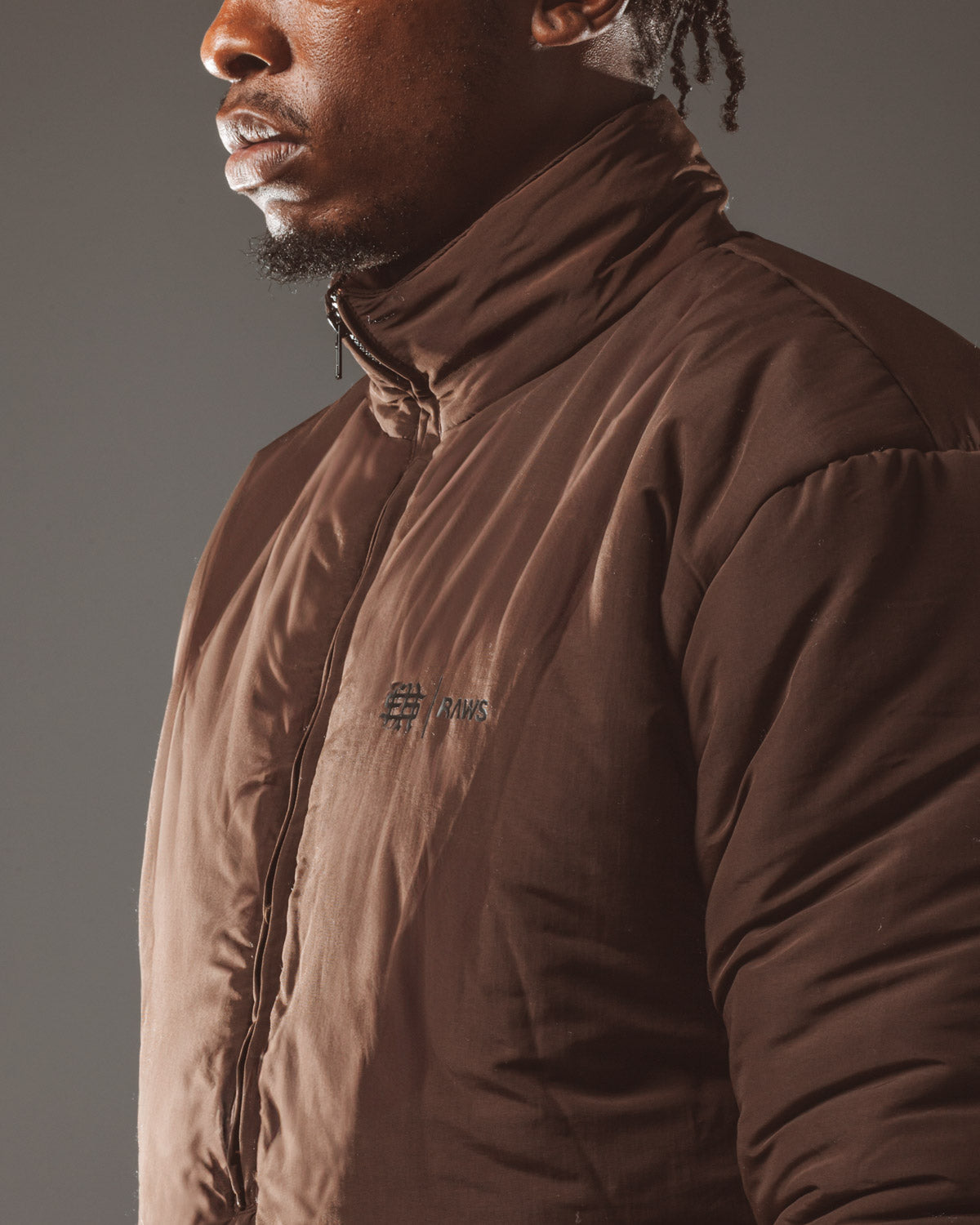 RAWS Puffer Jacket : Brown