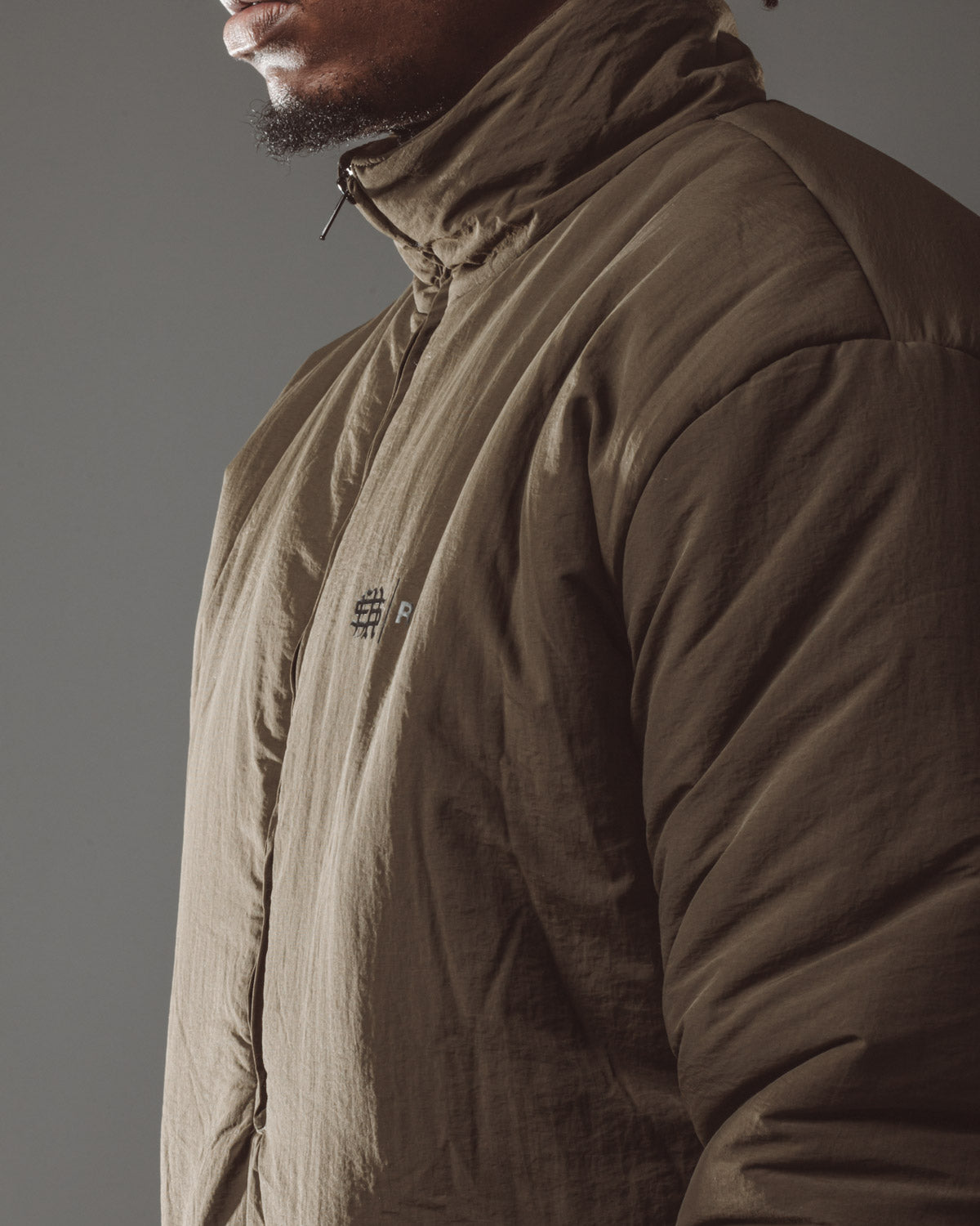 RAWS Puffer Jacket : Khaki Green