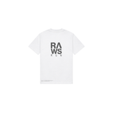 RAWS RUNNING T-SHIRT : WHITE / BLACK