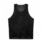 RAWS MESH RUNNING VEST : BLACK / BLACK