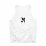 RAWS MESH RUNNING VEST : WHITE / BLACK