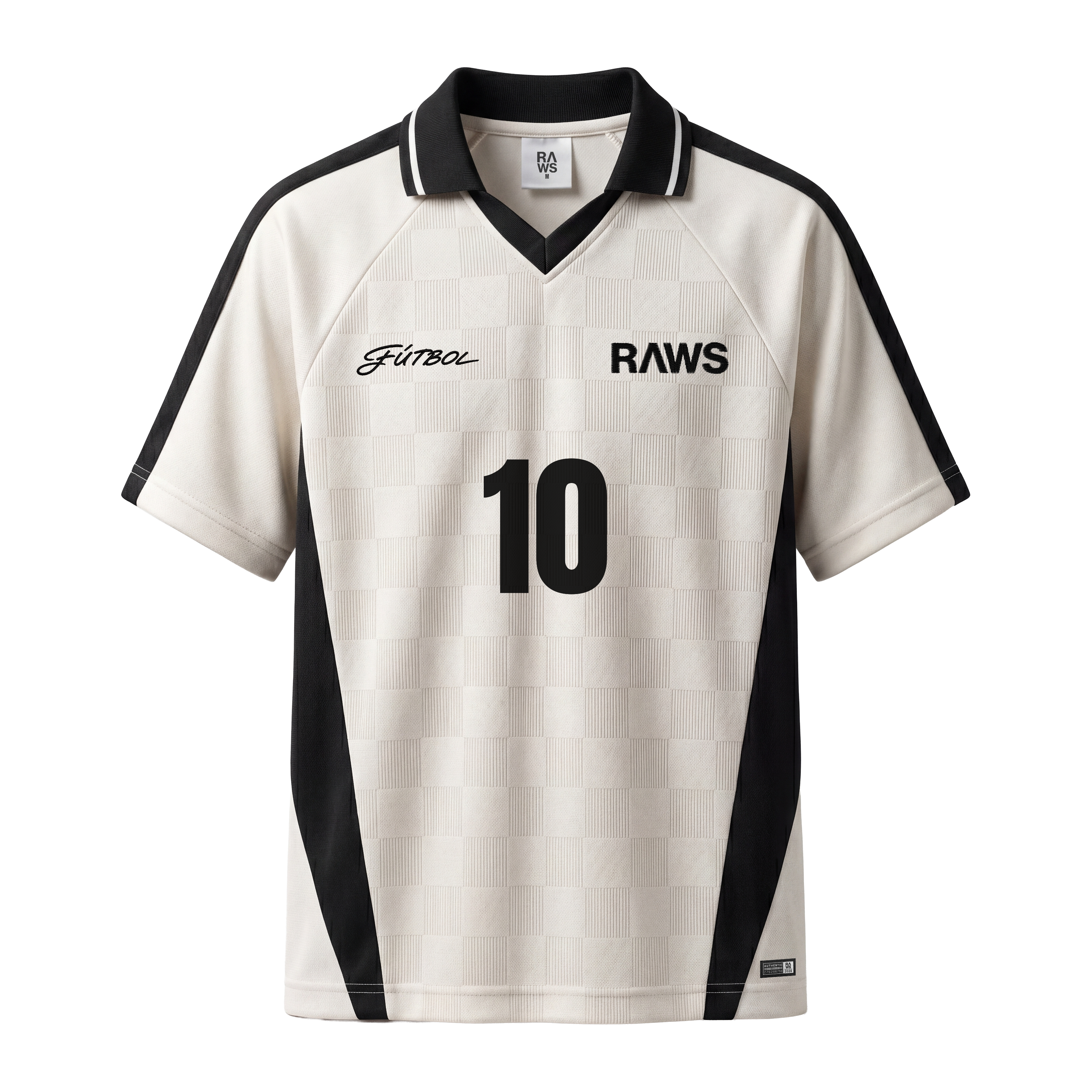 RAWS FUTBOL SOCCER JERSEY : CREAM