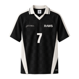 RAWS FUTBOL SOCCER JERSEY : BLACK