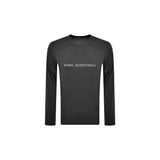 RAWS Men's Basketball Shooting Long Sleeve T-Shirt - Black