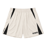 RAWS FUTBOL SOCCER SHORTS : CREAM