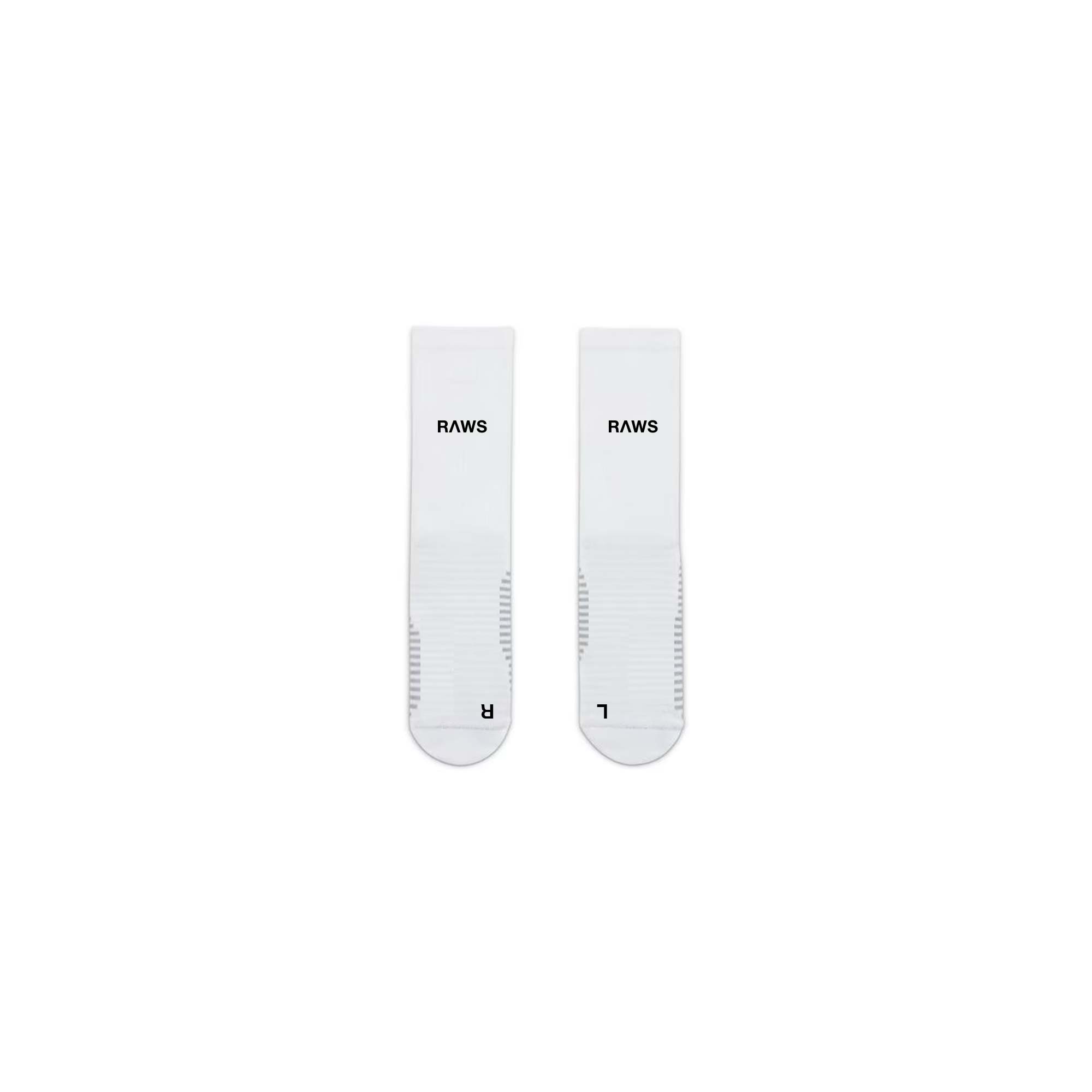 RAWS Basketball Socks - White