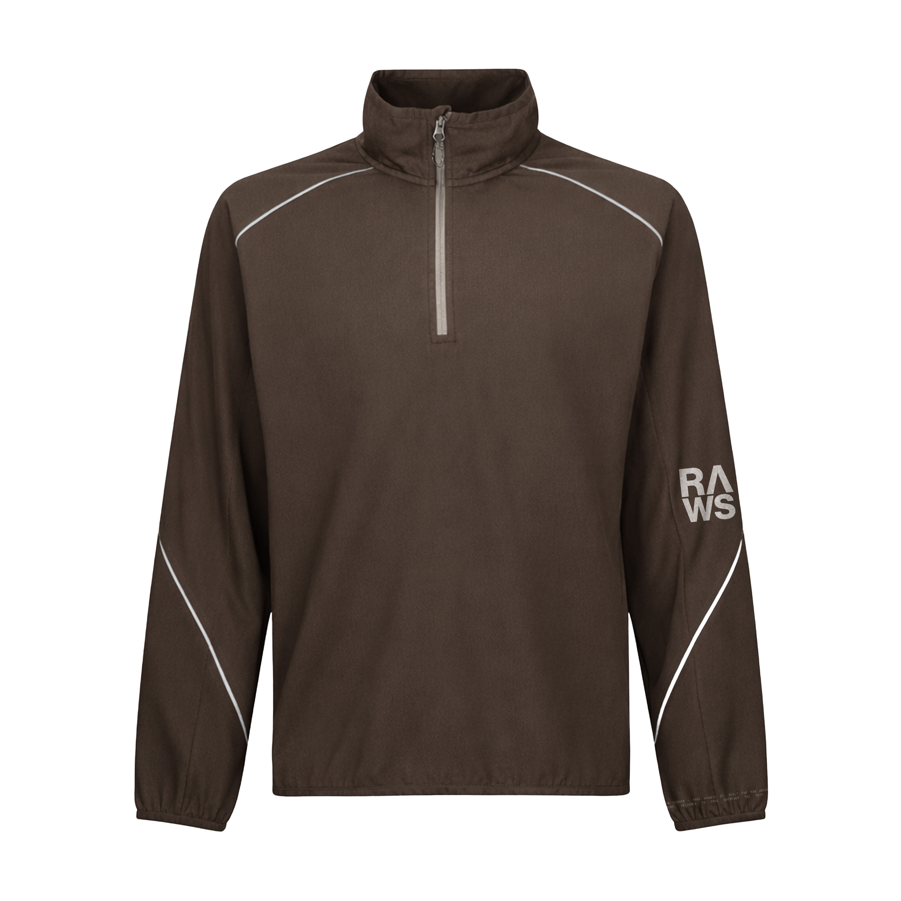 RAWS TRAIL TRACK JACKET : BROWN