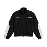 RAWS FUTBOL NYLON TRACKSUIT JACKET : BLACK