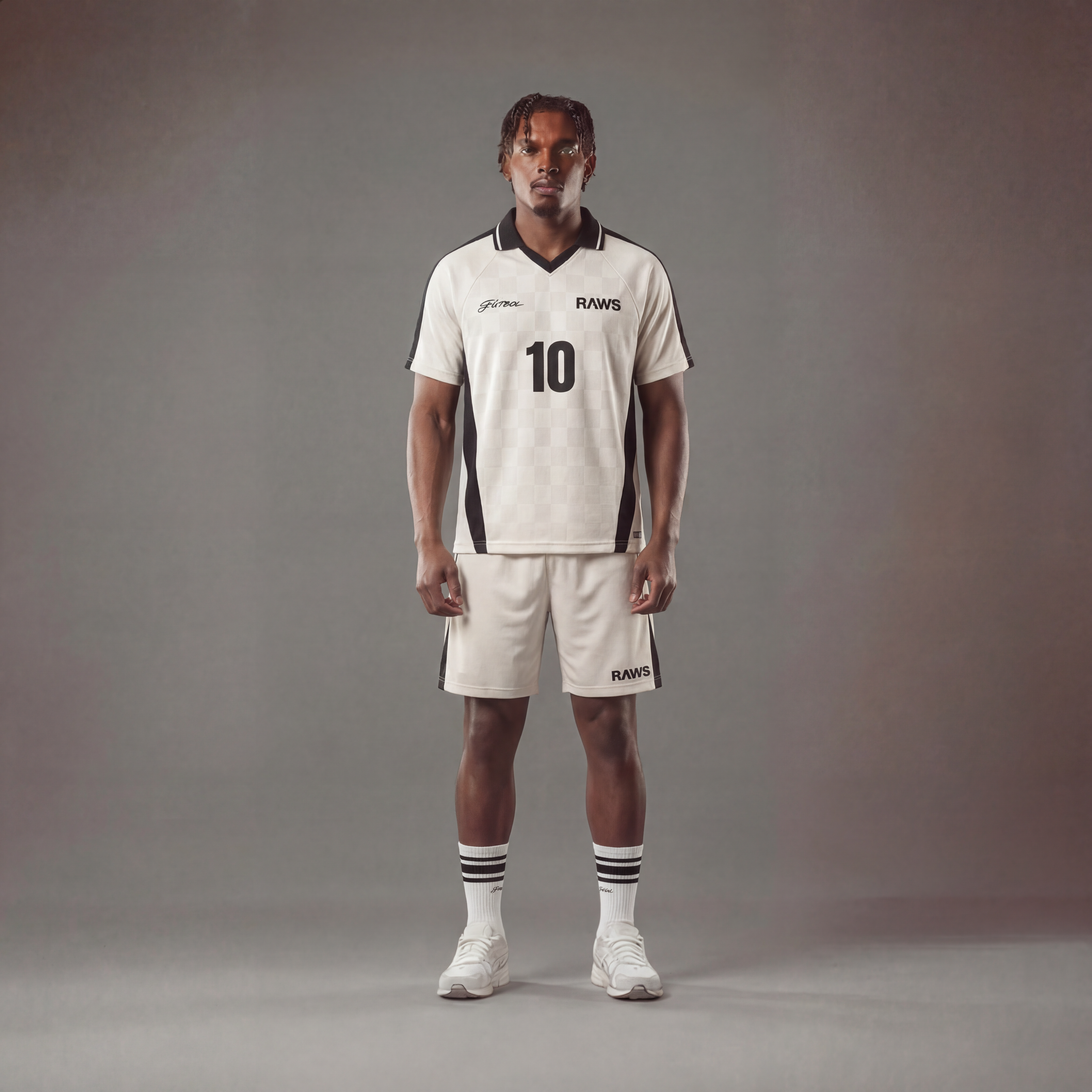 RAWS FUTBOL SOCCER JERSEY : CREAM