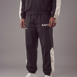 RAWS FUTBOL NYLON TRACKSUIT PANTS : BLACK