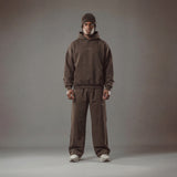 RAWS ESSENTIALS+ HOODIE : BROWN