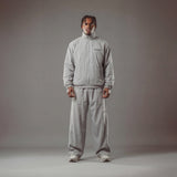 RAWS ESSENTIALS+ NYLON TRACKSUIT PANTS : GREY