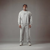 RAWS ESSENTIALS+ CREW SWEATER : GREY